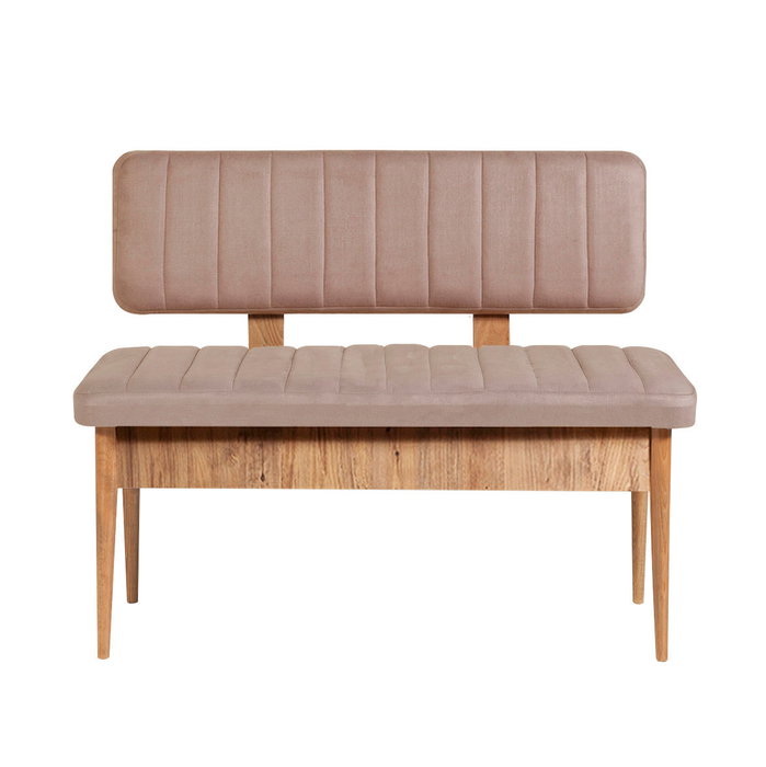 Hanah Home Banco Pino Atlántico, Piedra, 110x85x46 cm